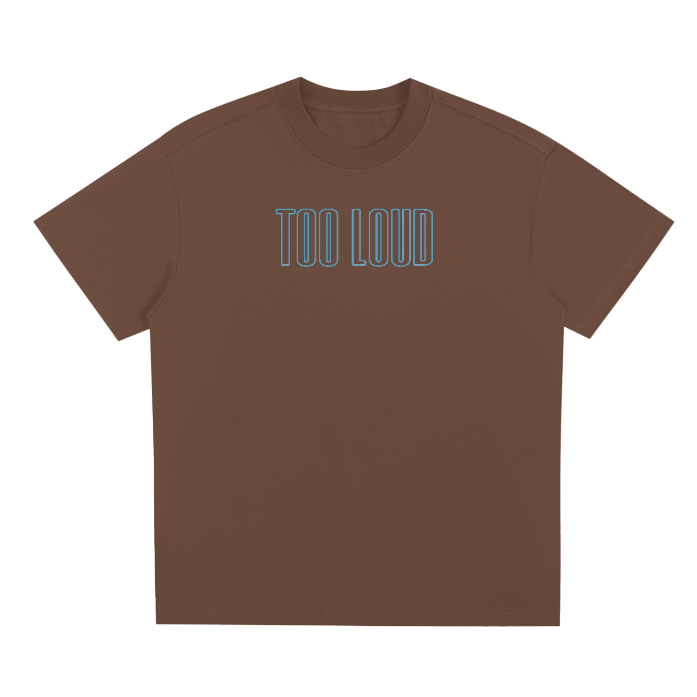 TOO LOUD OG blue print T-Shirt