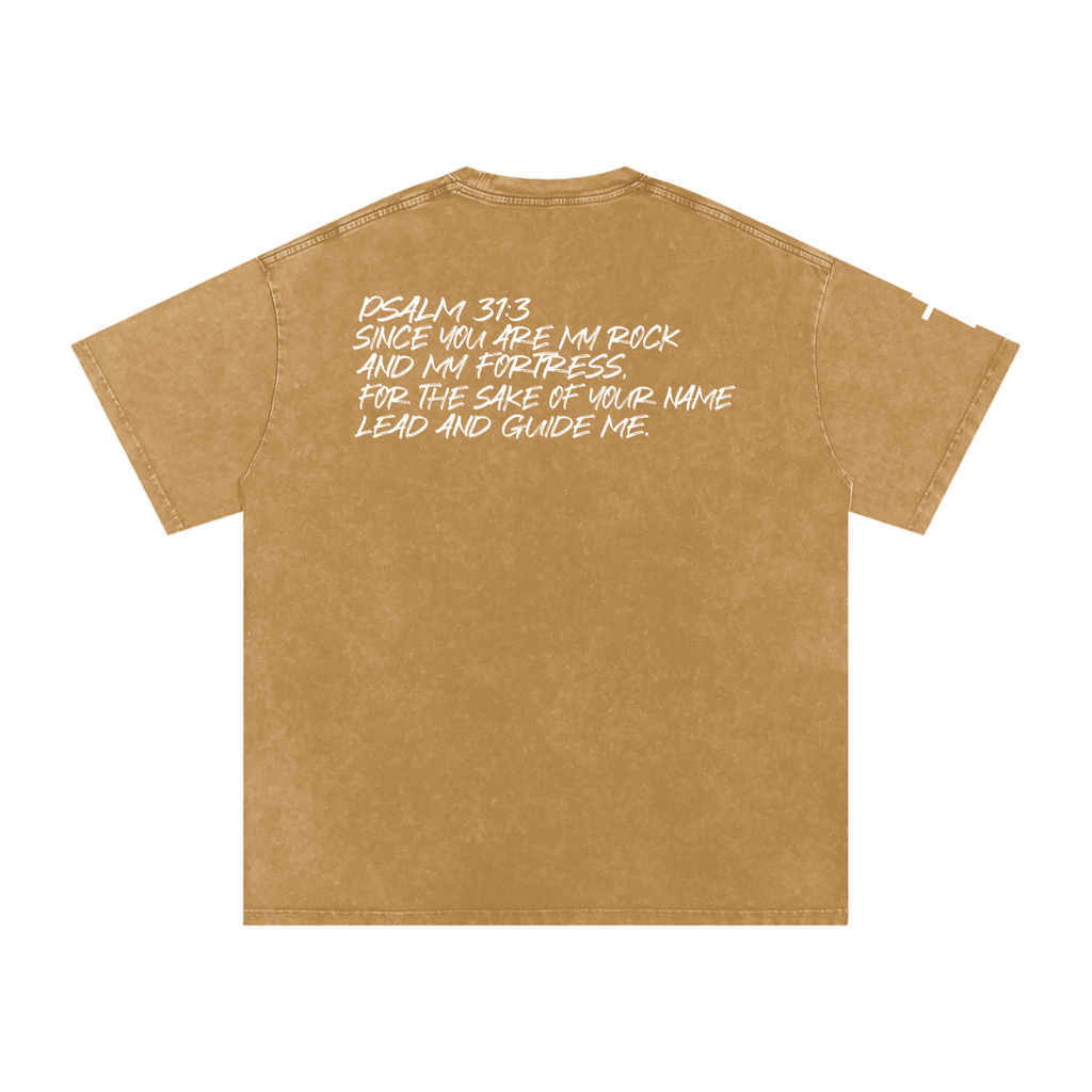 Rock and Fortress Oversized T-Shirt | Christian Streetwear UK | Too Loud