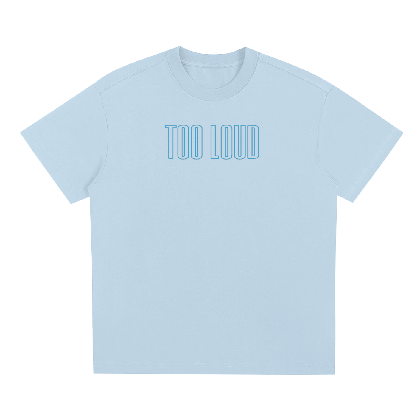 TOO LOUD OG blue print T-Shirt