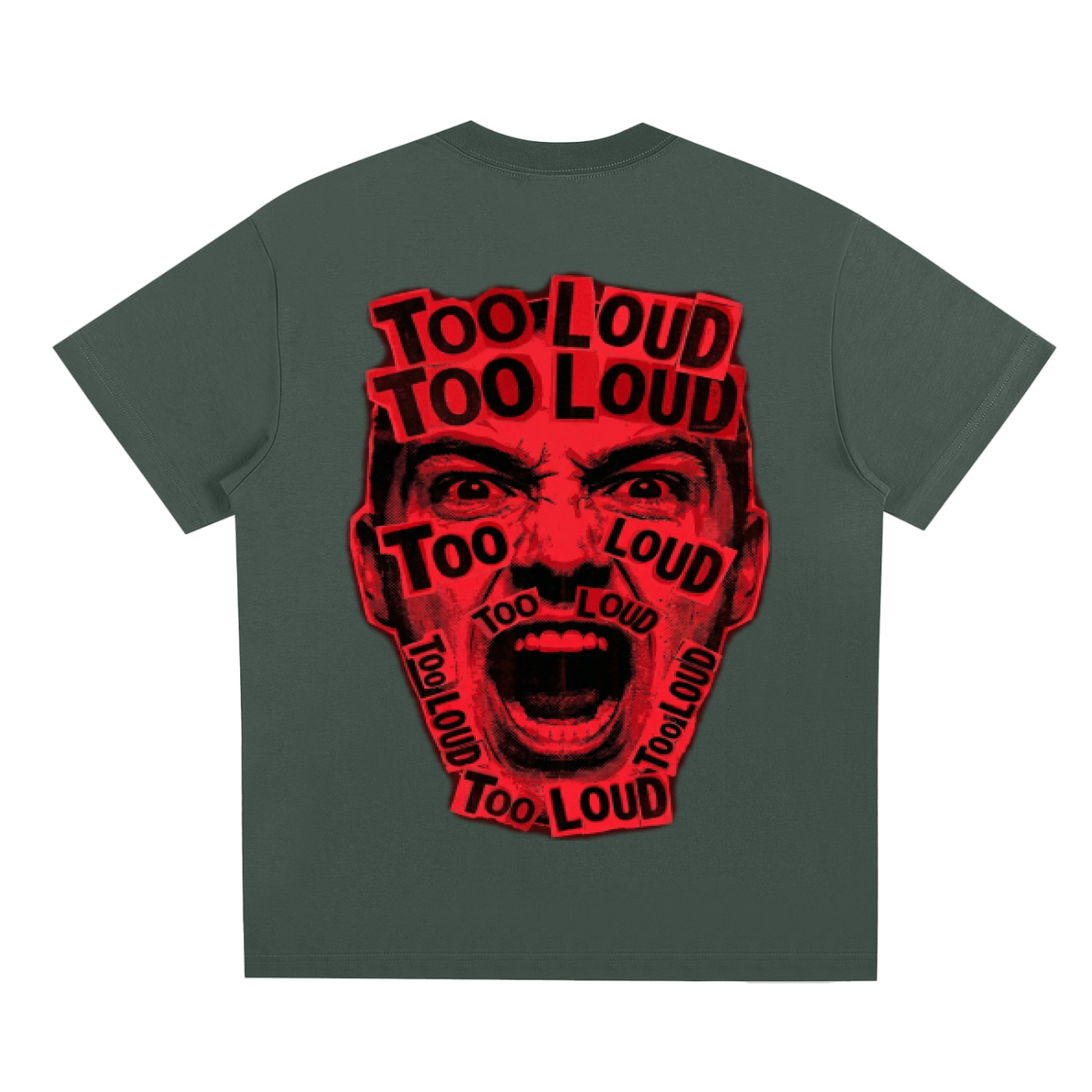 TOO LOUD OG red print T-Shirt