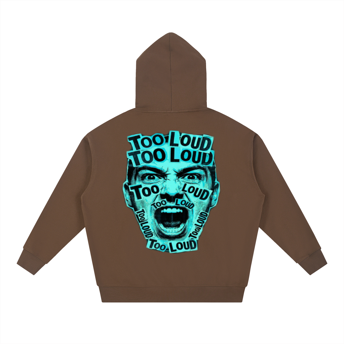 TOO LOUD OG blue print Hoodie