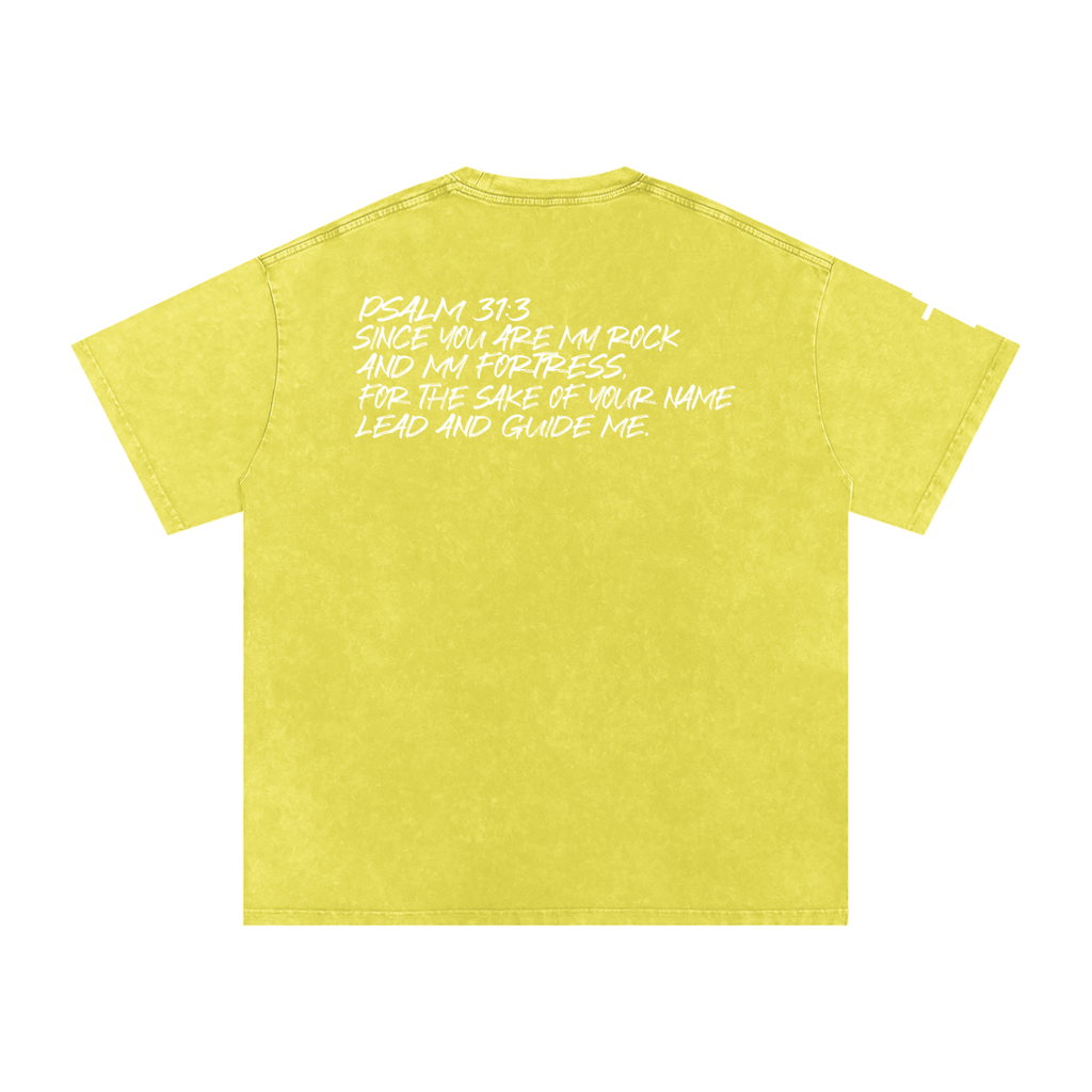Rock and Fortress Oversized T-Shirt | Christian Streetwear UK | Too Loud
