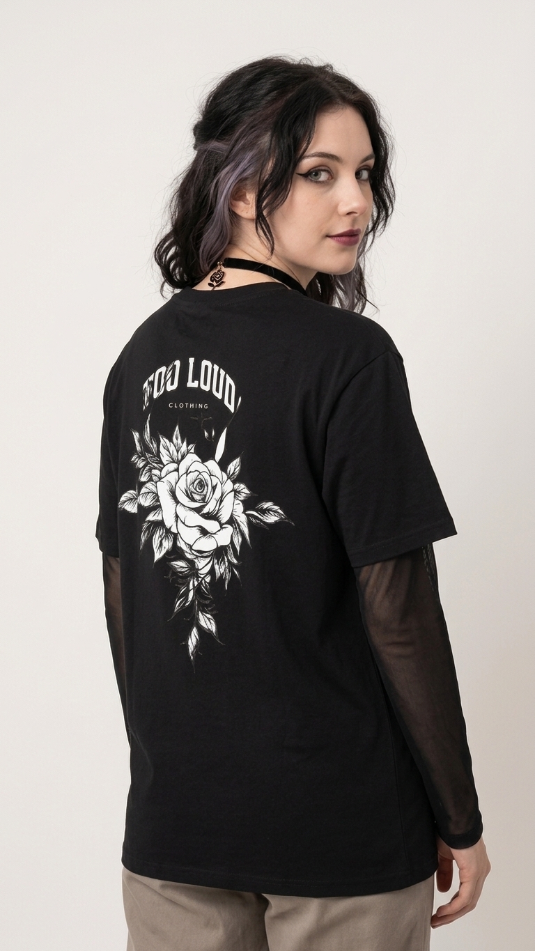 TOO LOUD "ROCK with US" Layer T-Shirt
