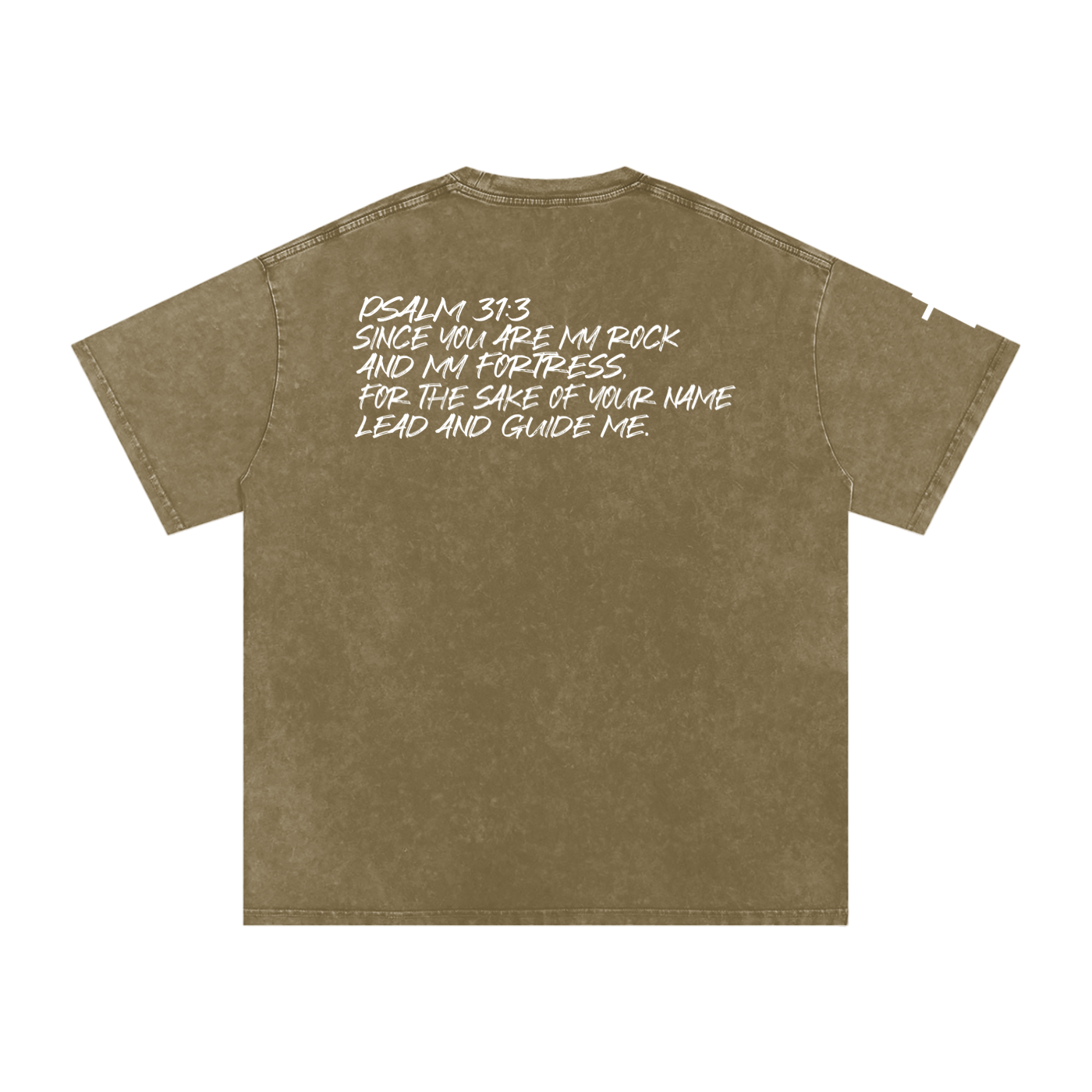 Rock and Fortress Oversized T-Shirt | Christian Streetwear UK | Too Loud