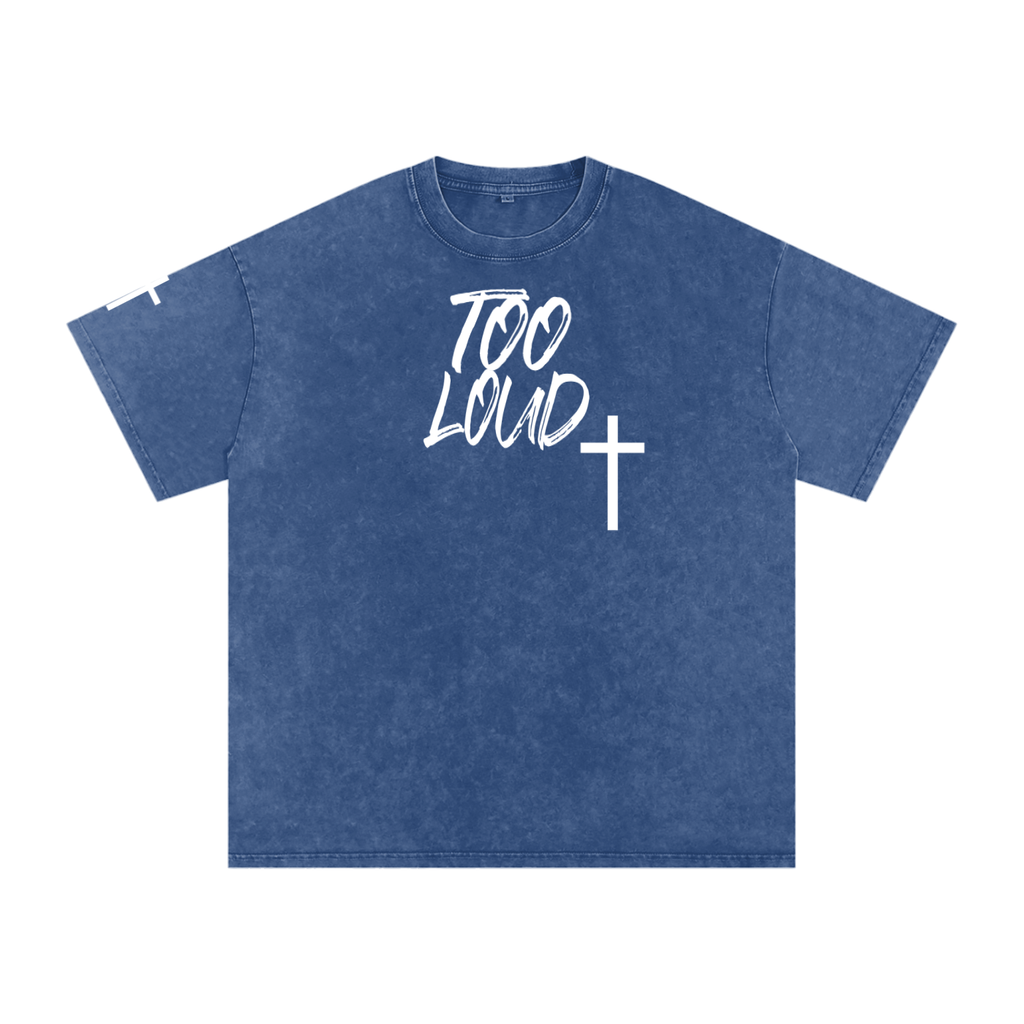 Rock and Fortress Oversized T-Shirt | Christian Streetwear UK | Too Loud
