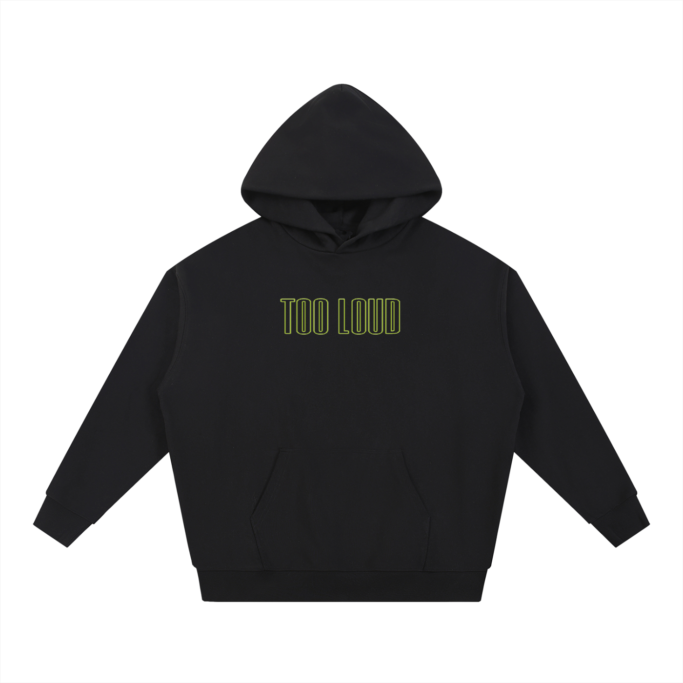 TOO LOUD OG green print Hoodie