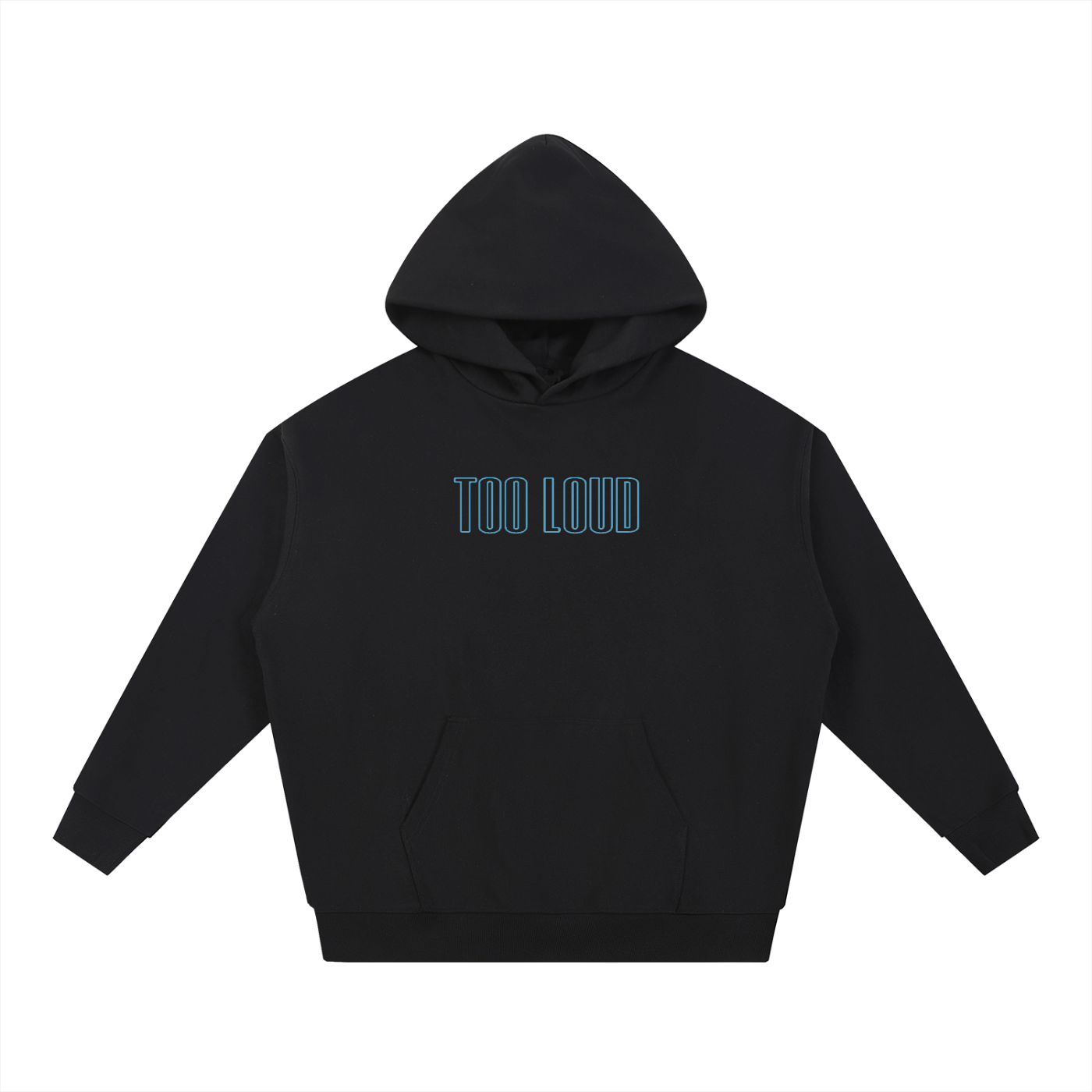 TOO LOUD OG blue print Hoodie