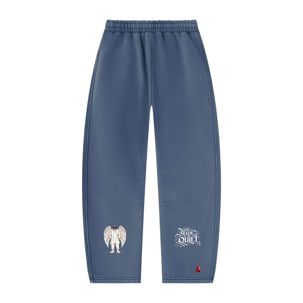 TOO LOUD "Guardian" Barrel Leg Fleece Sweatpants