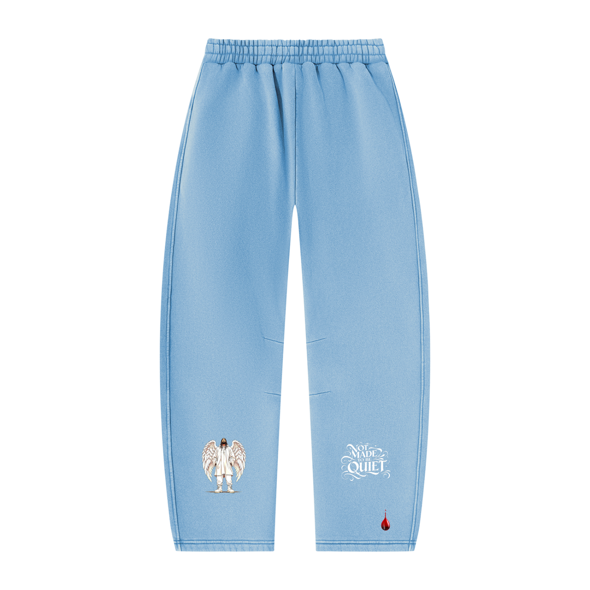 TOO LOUD "Guardian" Barrel Leg Fleece Sweatpants