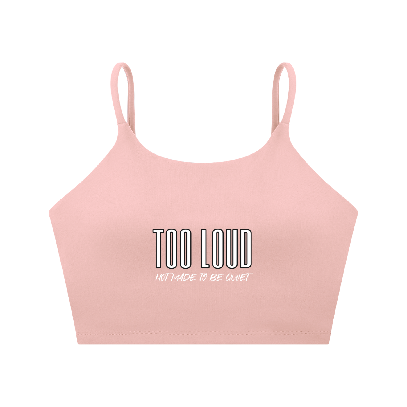 Too Loud Spaghetti Strap Sports Bra | Women's Streetwear UK | Too Loud
