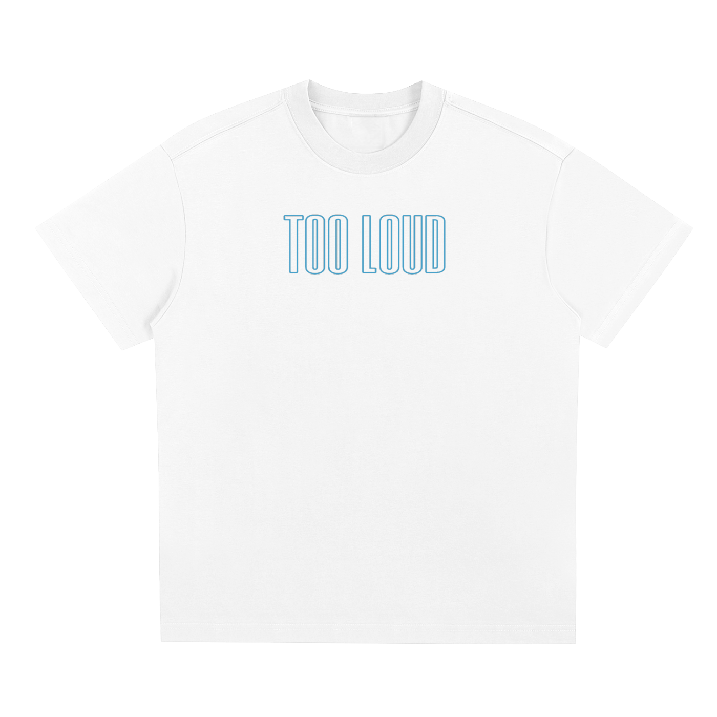 TOO LOUD OG blue print T-Shirt