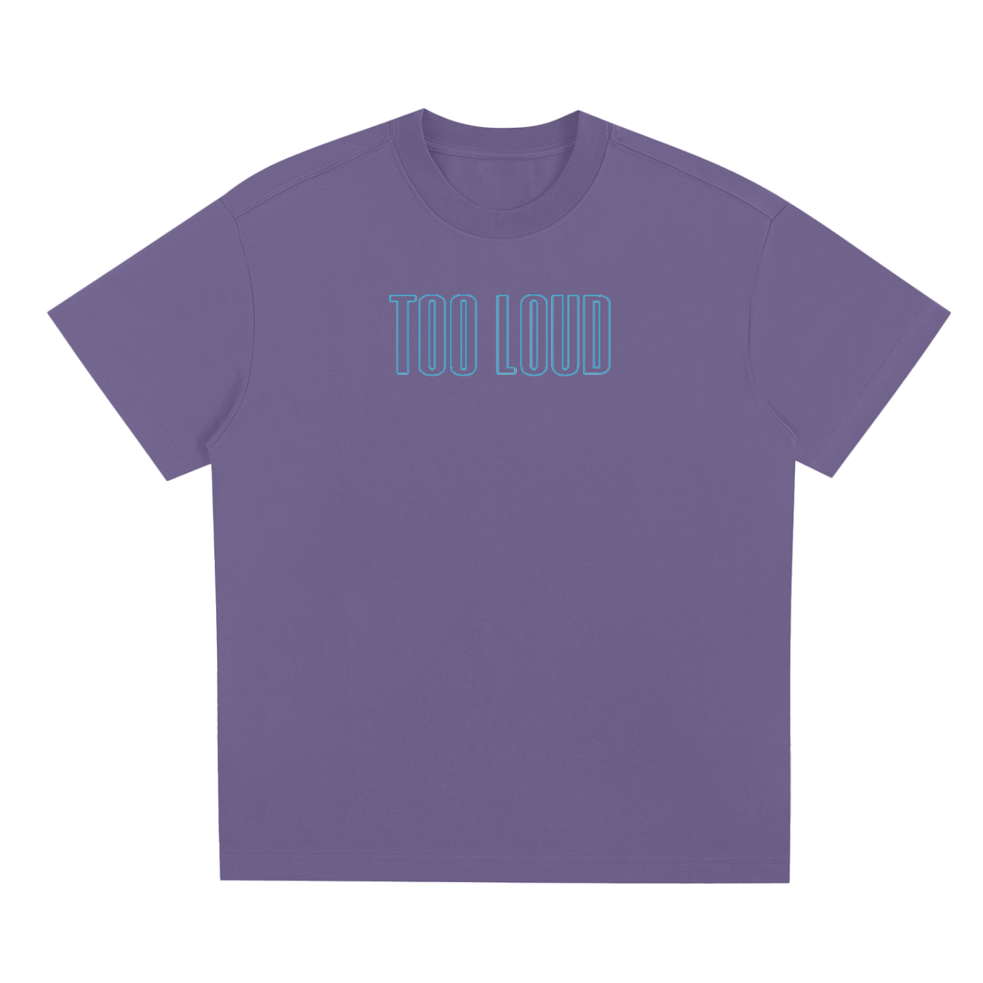 TOO LOUD OG blue print T-Shirt