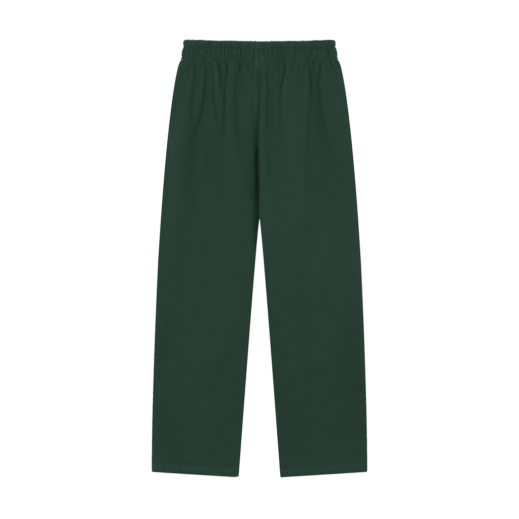 TOO LOUD OG green print Straight-Leg Sweatpants