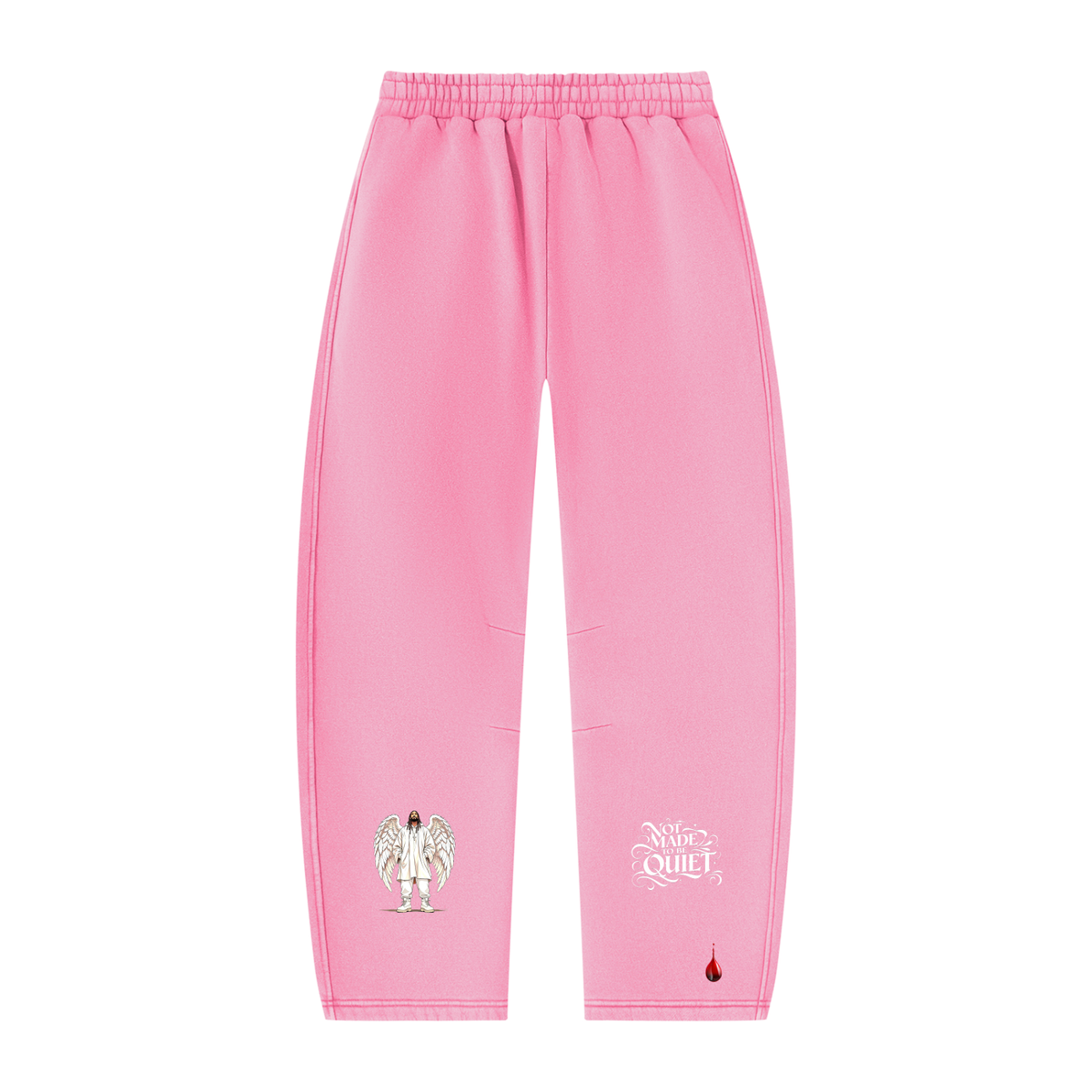 TOO LOUD "Guardian" Barrel Leg Fleece Sweatpants