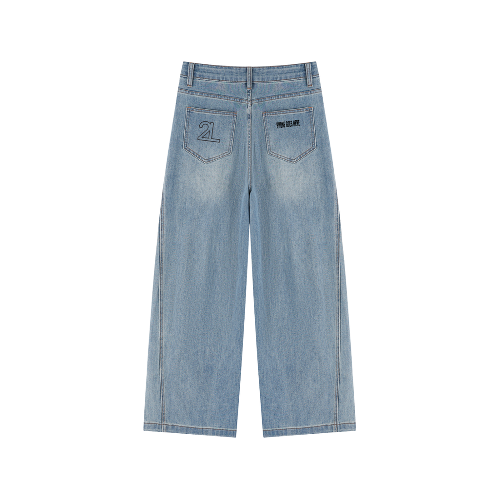 Too Loud High Rise Wide Leg Jeans | Women's Streetwear Jeans UK | Too Loud