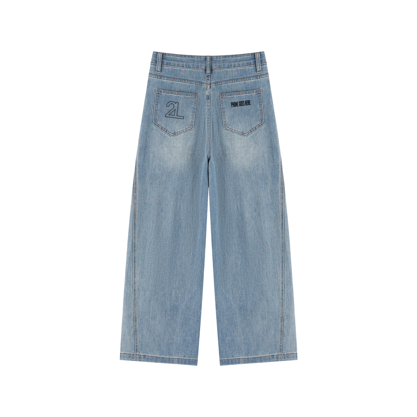 Too Loud High Rise Wide Leg Jeans | Women's Streetwear Jeans UK | Too Loud