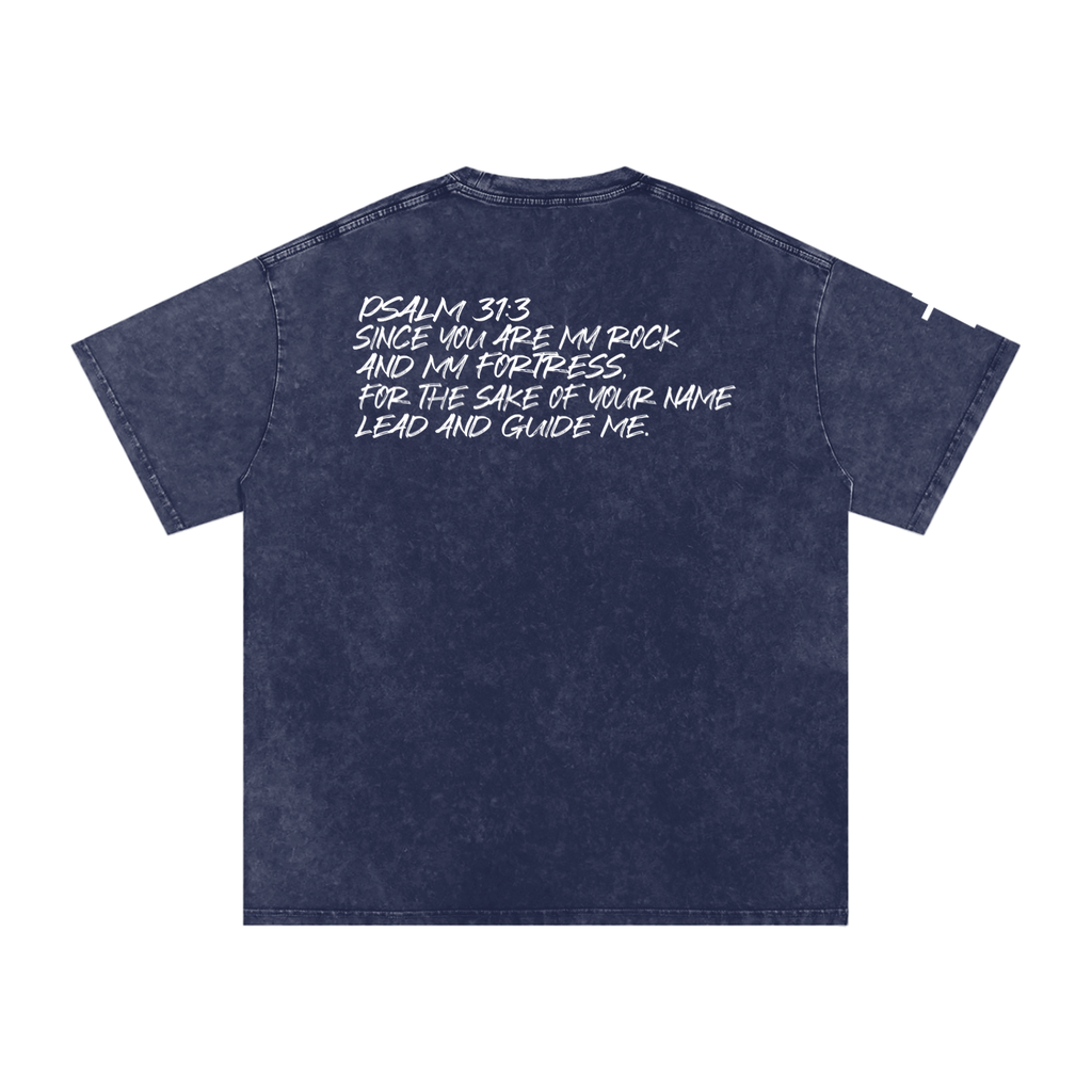 Rock and Fortress Oversized T-Shirt | Christian Streetwear UK | Too Loud