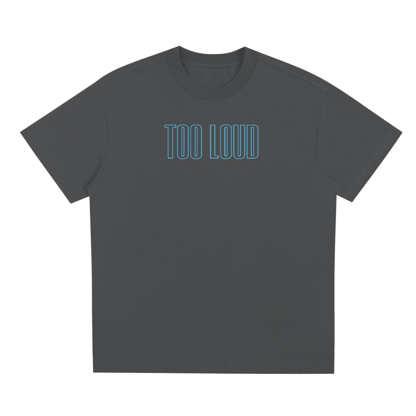 TOO LOUD OG blue print T-Shirt