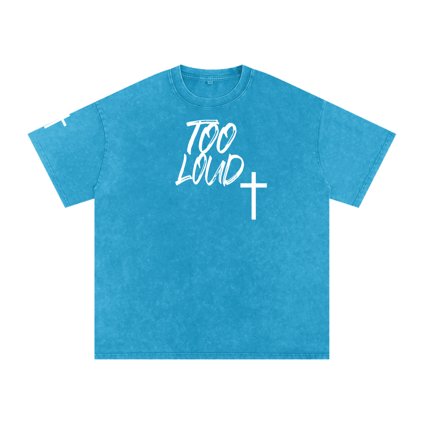 Rock and Fortress Oversized T-Shirt | Christian Streetwear UK | Too Loud
