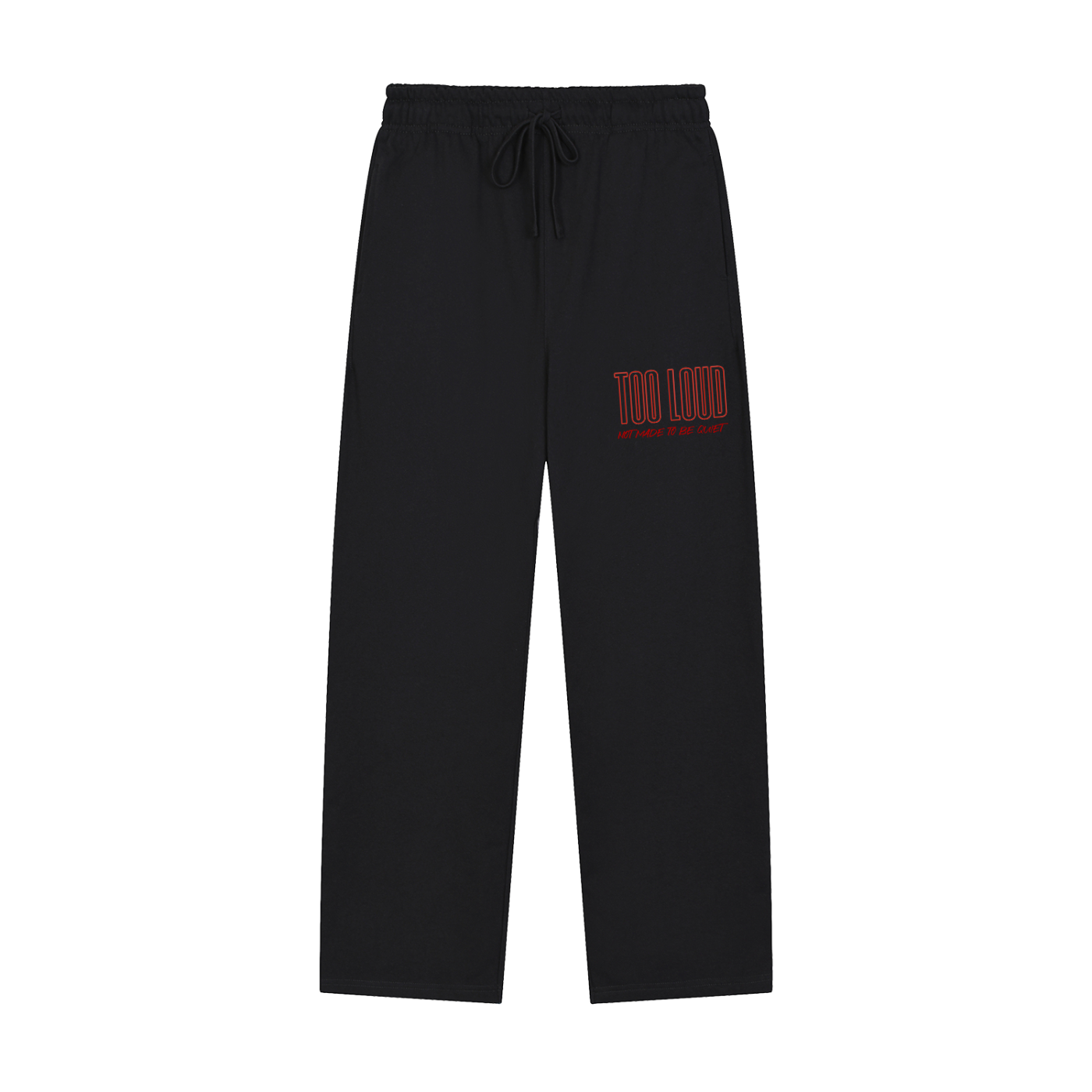 NMTBQ Red Print Sweatpants | Streetwear Joggers UK | Too Loud