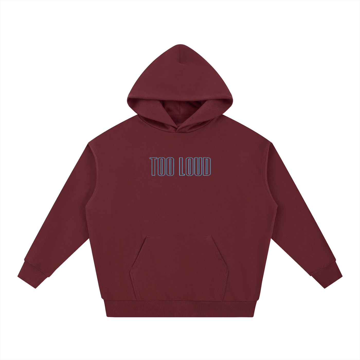 TOO LOUD OG blue print Hoodie