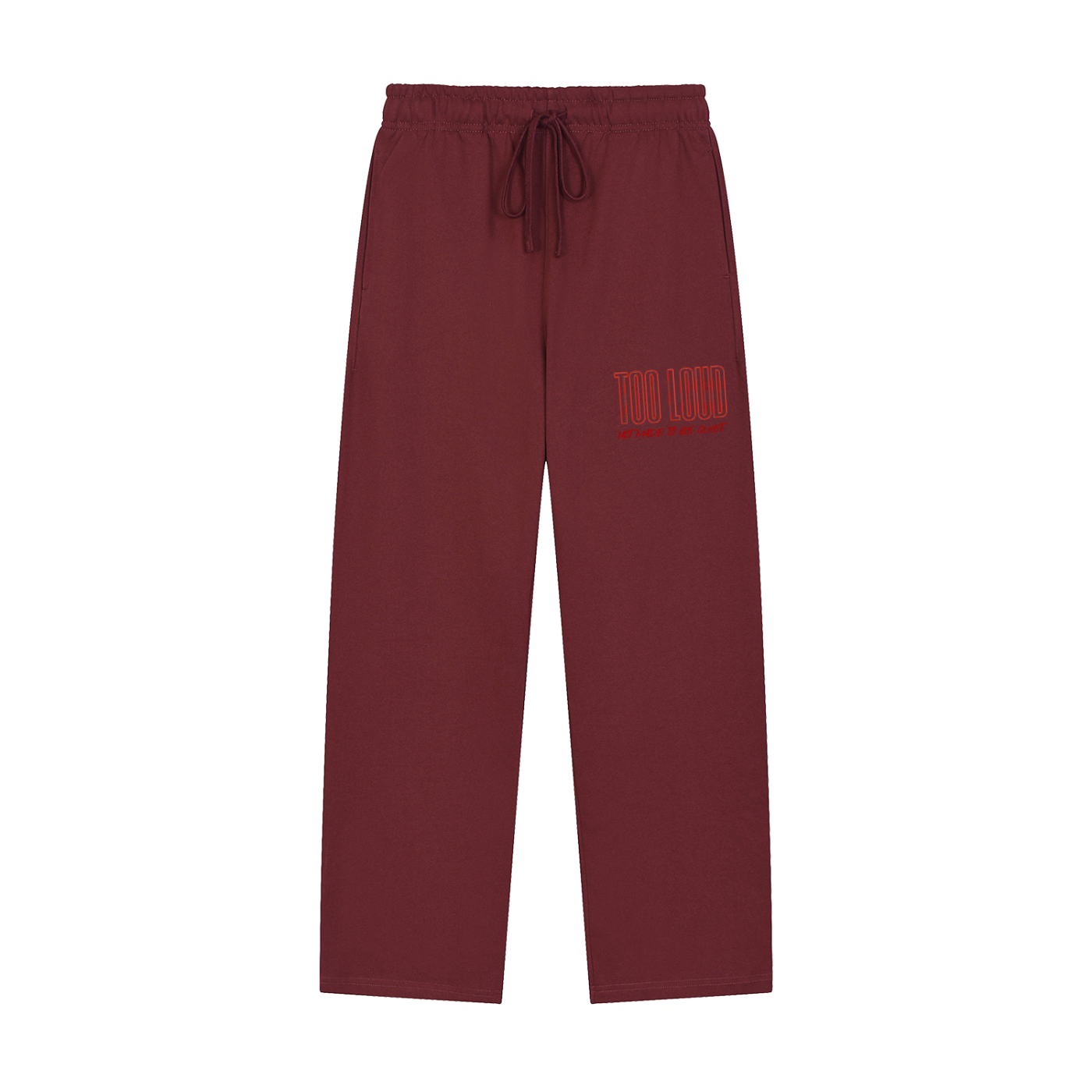 NMTBQ Red Print Sweatpants | Streetwear Joggers UK | Too Loud