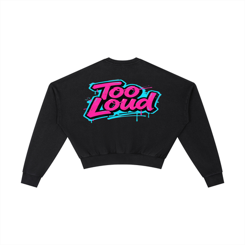 LOUD Rebellion Cropped Sweatshirt | Women's Christian Streetwear UK | Too Loud