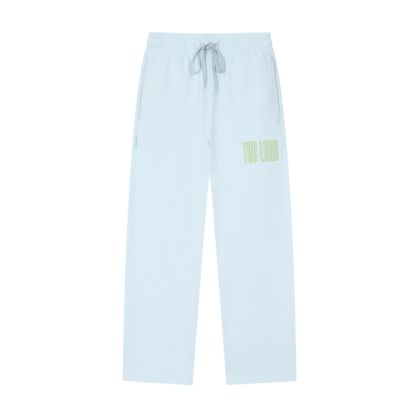 TOO LOUD OG green print Straight-Leg Sweatpants