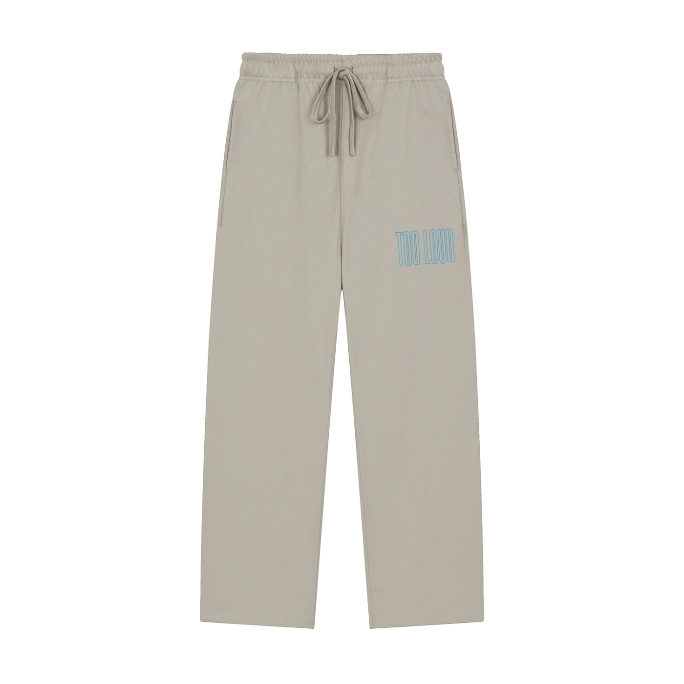 TOO LOUD OG blue print Straight-Leg Sweatpants