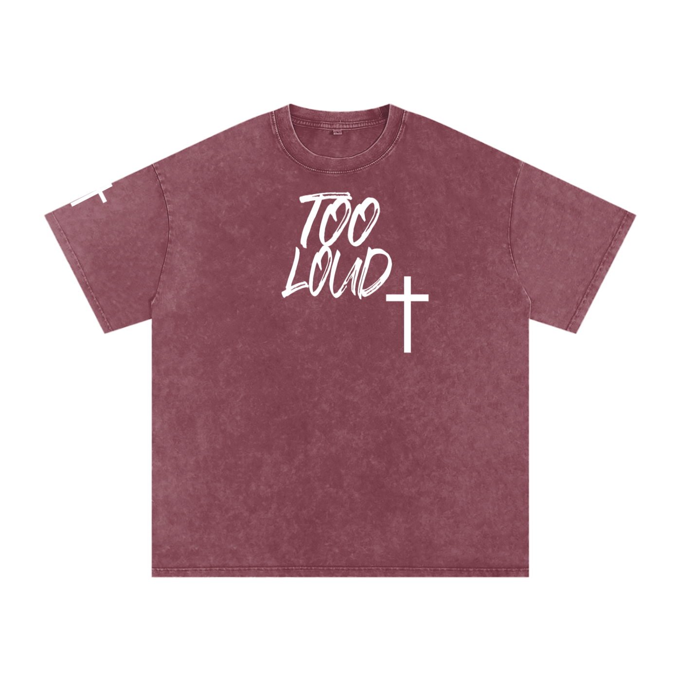 Rock and Fortress Oversized T-Shirt | Christian Streetwear UK | Too Loud