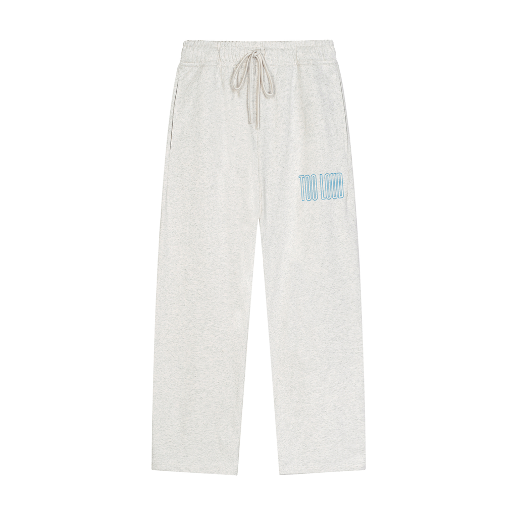 TOO LOUD OG blue print Straight-Leg Sweatpants