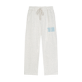 TOO LOUD OG blue print Straight-Leg Sweatpants