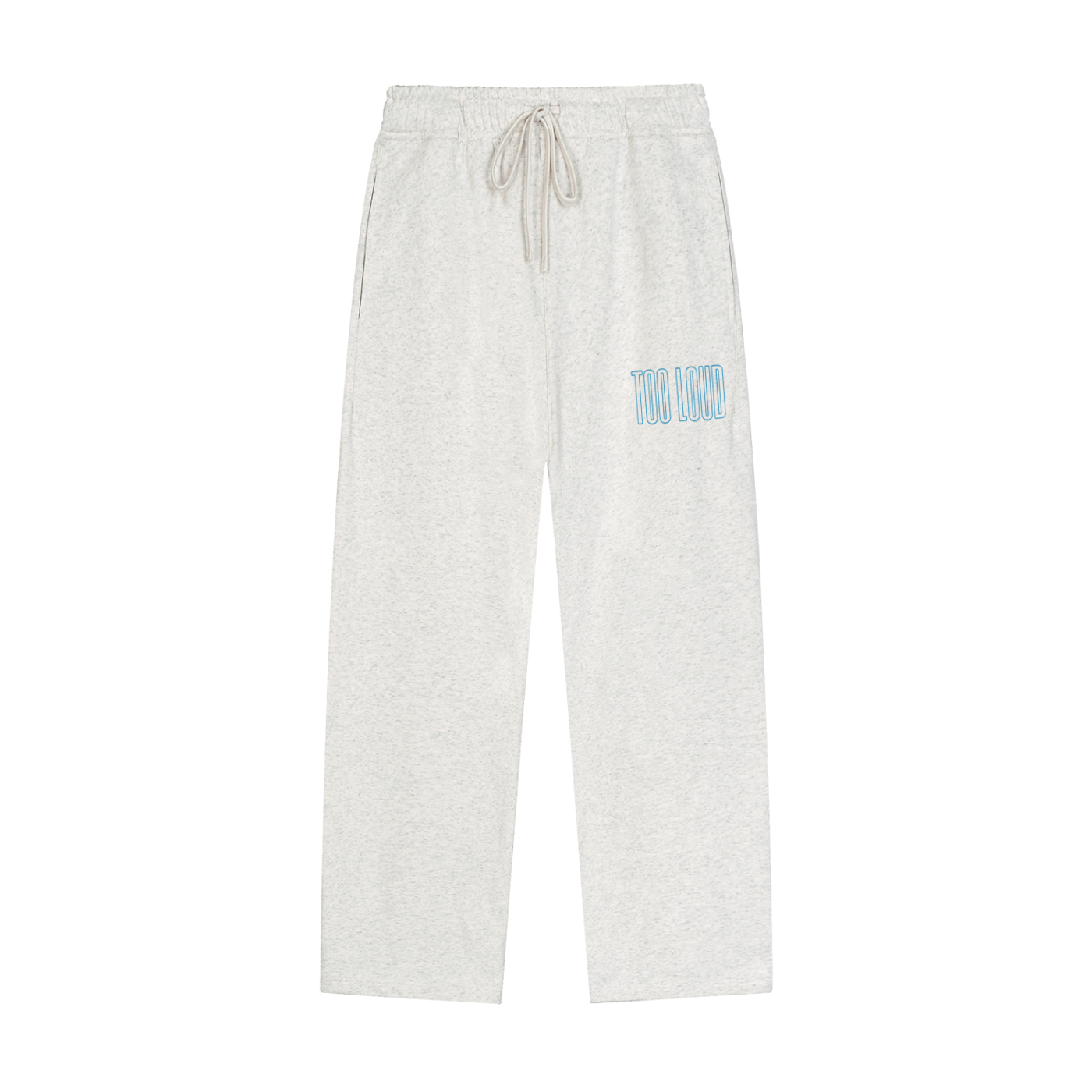 TOO LOUD OG blue print Straight-Leg Sweatpants