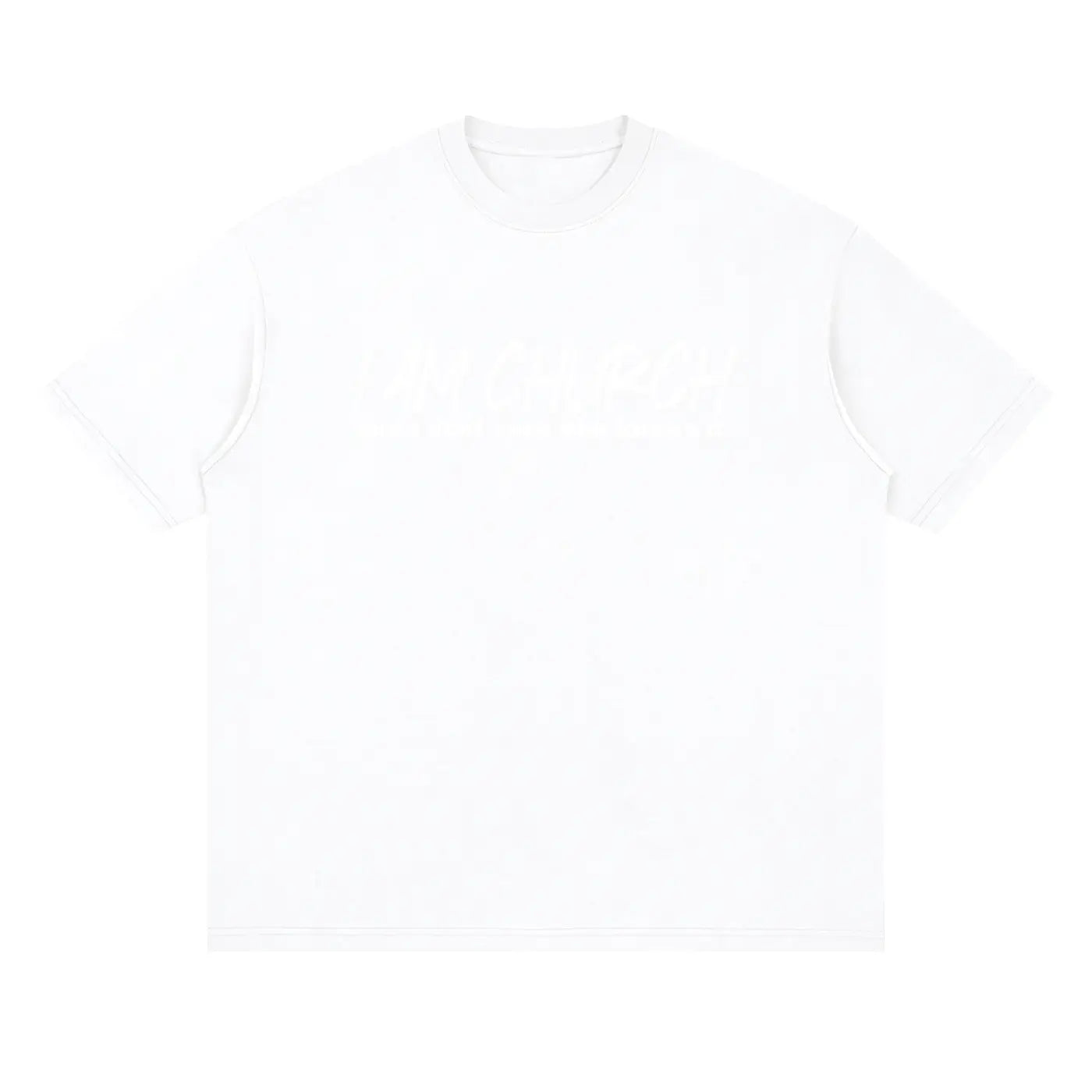 I AM CHURCH Drop Shoulder T-Shirt | Christian Streetwear UK | Too Loud
