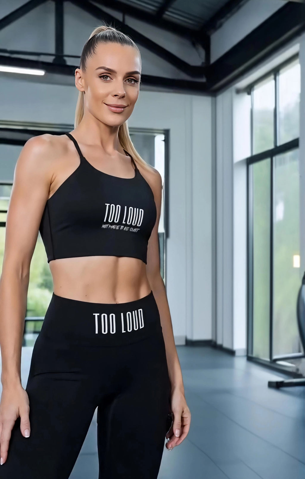 TOO LOUD High-Waisted Yoga Leggings