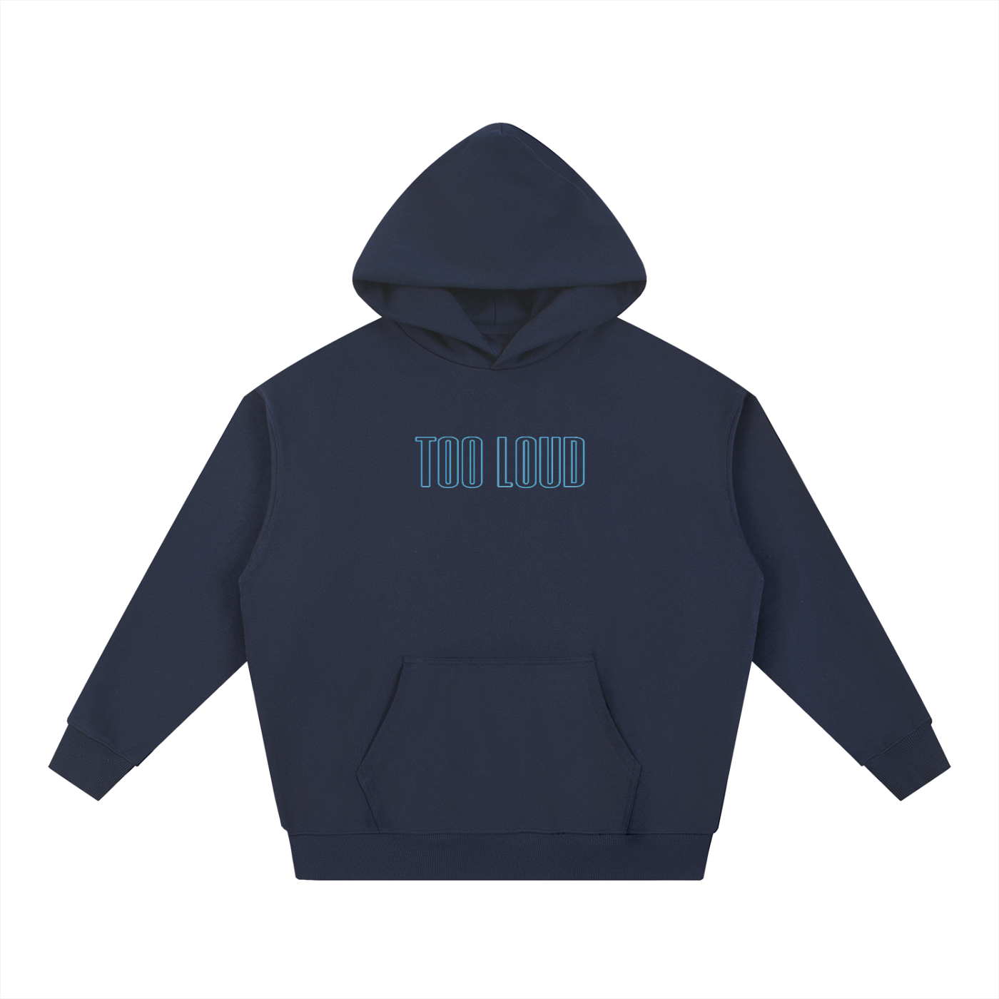 TOO LOUD OG blue print Hoodie