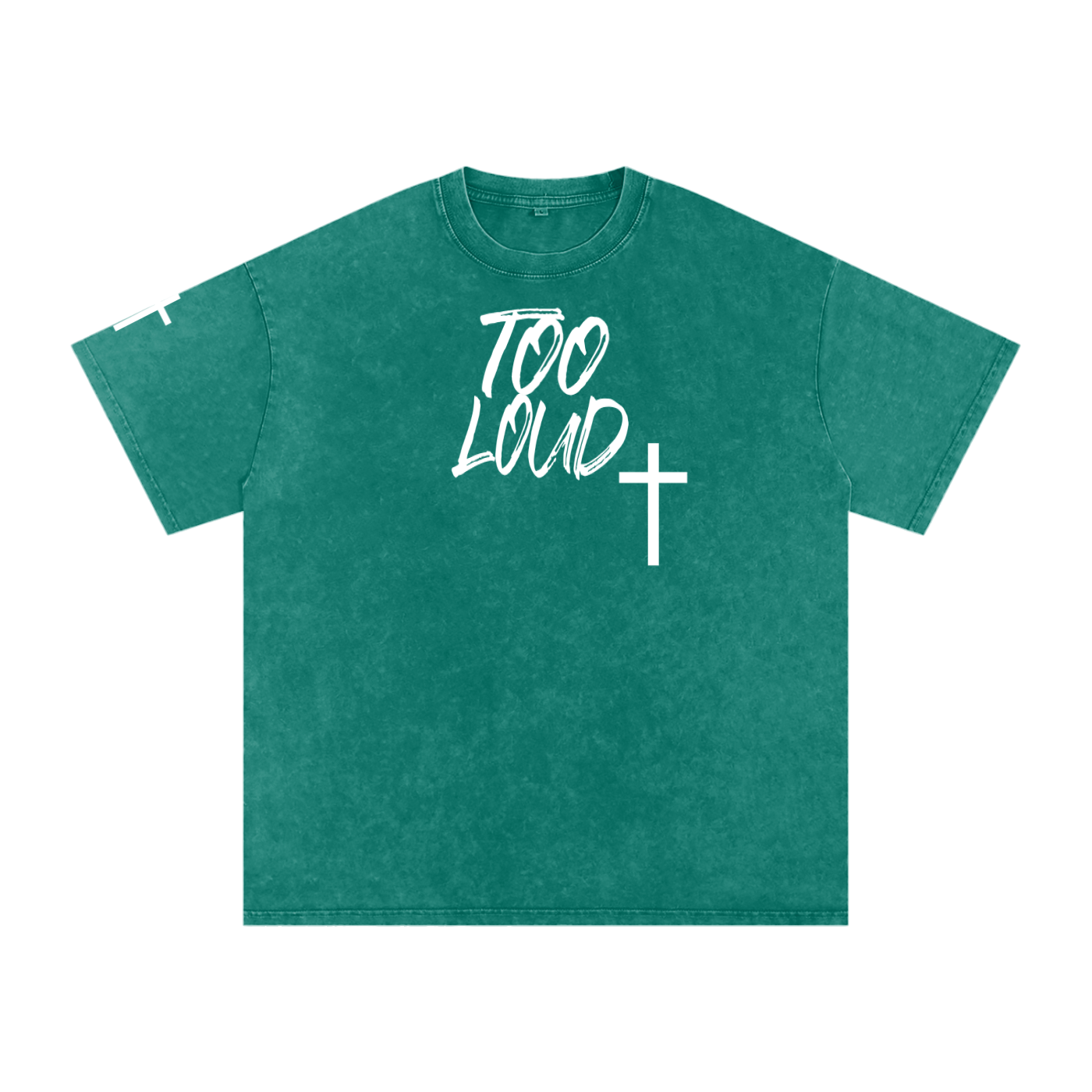 Rock and Fortress Oversized T-Shirt | Christian Streetwear UK | Too Loud