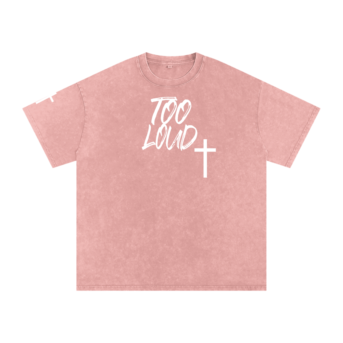 Rock and Fortress Oversized T-Shirt | Christian Streetwear UK | Too Loud