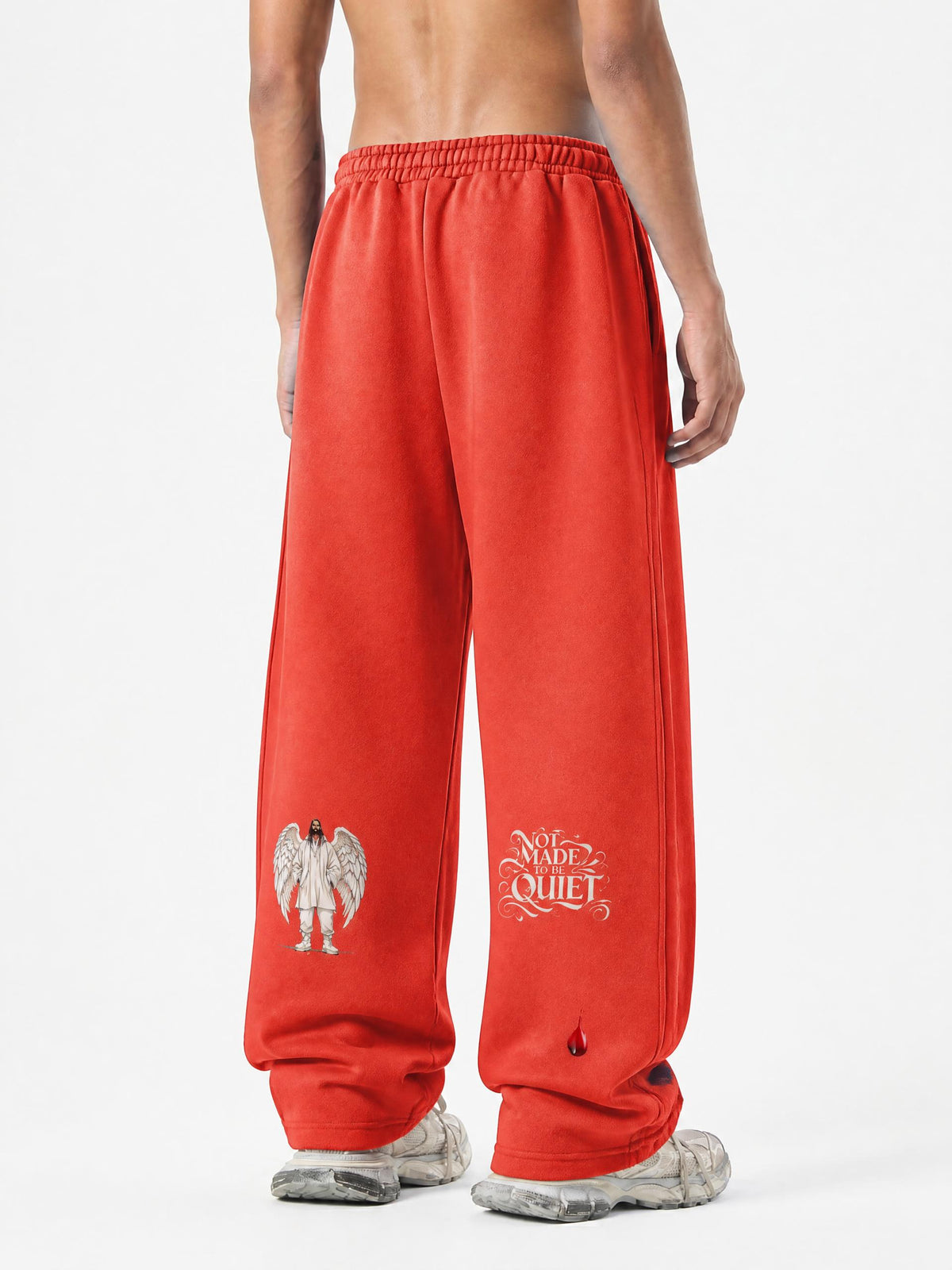TOO LOUD "Guardian" Barrel Leg Fleece Sweatpants