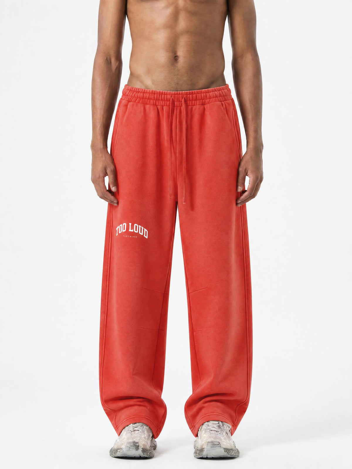 TOO LOUD "Guardian" Barrel Leg Fleece Sweatpants